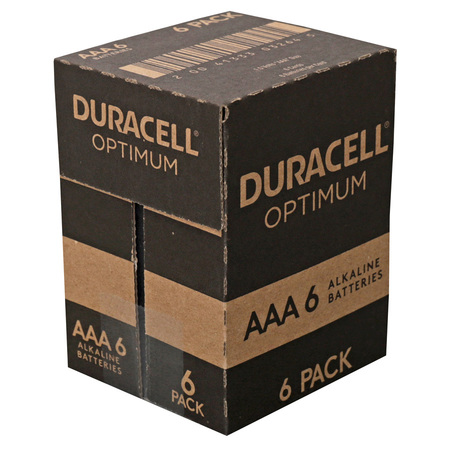 DURACELL Duracell Alkaline Primary Major Cells AAA 6 Count, PK24 03264